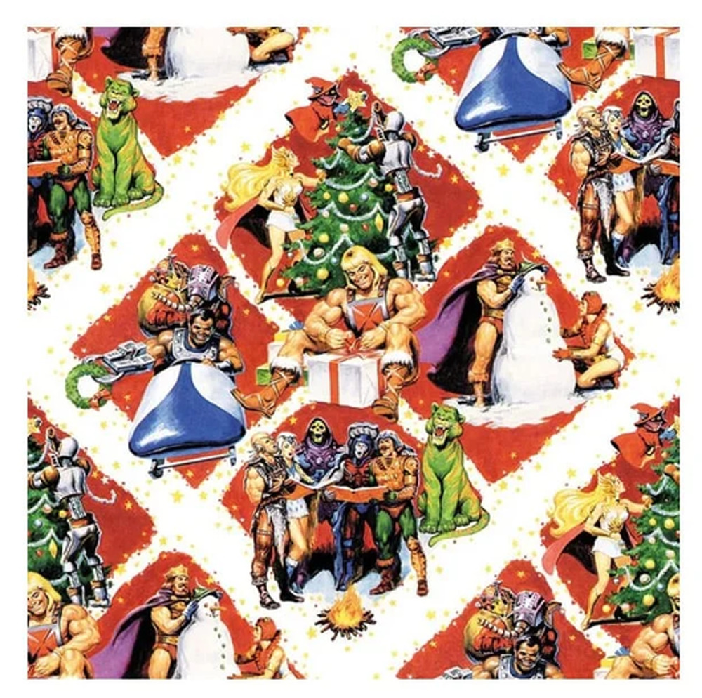 Vintage-Style Masters of the Universe Gift Wrap by Earl Norem He-man & She-Ra